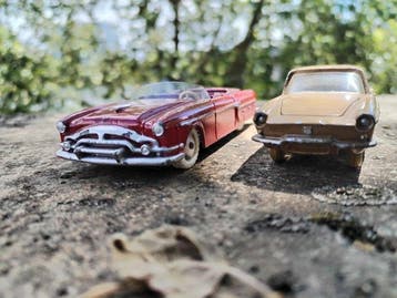 Dinky Toys - Modelauto (2) - Packard; Renault Floride, Nieuw
