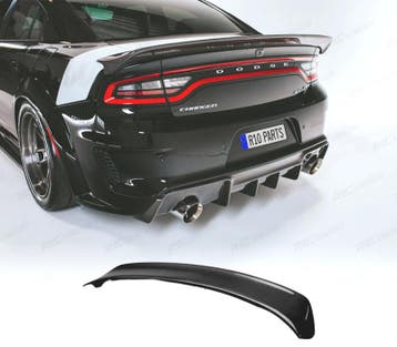 AILERON DODGE CHARGER 15- NOIR BRILLANT, Verzenden
