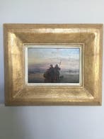 École allemande (XIX) - Ijsgezicht, Antiquités & Art