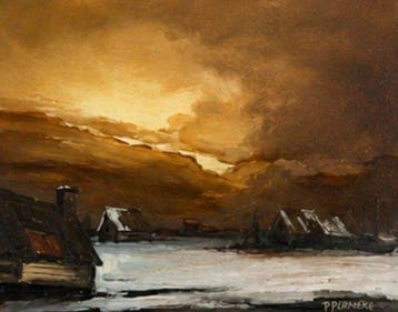 Paul Permeke (1918-1990) - Wintergezicht