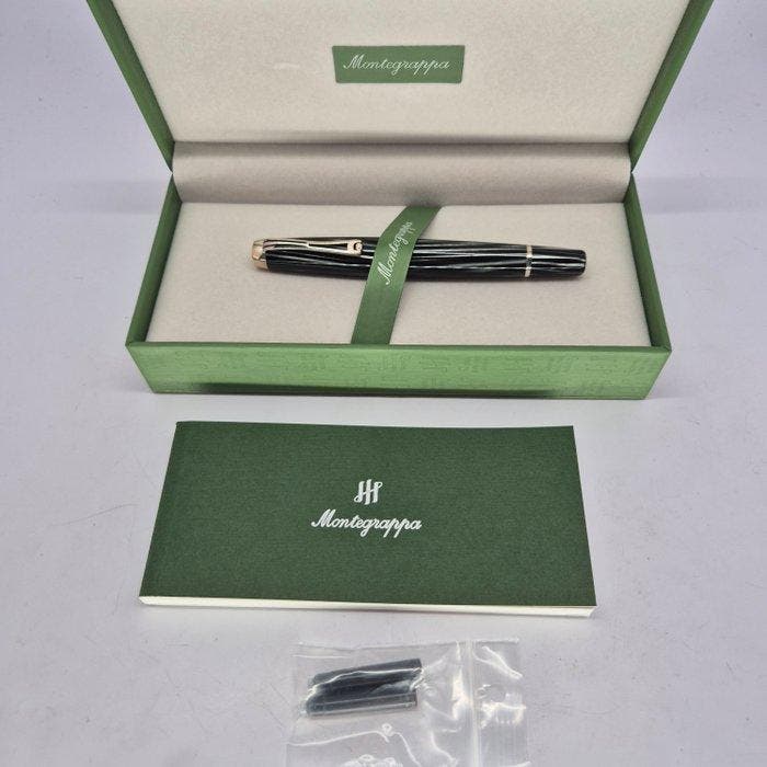 Montegrappa - Passione Zebra - 18k solid gold nib (M) -, Collections, Stylos