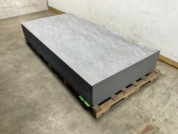 Veiling - 40x Tectiva gevelplaat - Grijs - 250x122x0,8 cm, Bricolage & Construction, Tuiles & Revêtements de toit