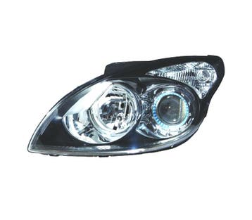 Phare Gauche Pour Hyundai I30 07-12 Fond Noir, Verzenden