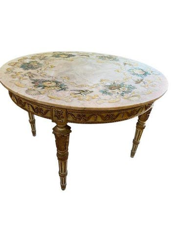 Arredarte - Giuseppe Cavatorta - Middentafel - Marmer, Hout, Antiek en Kunst