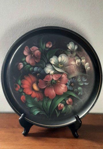 Decoratief dienblad - Fabbrica artistica URSS Zostovo -