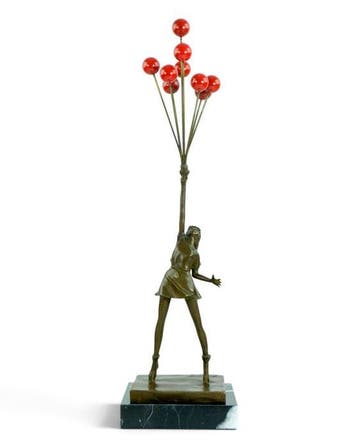 Banksy - after - Sculpture, Girl with Balloons - 54 cm -