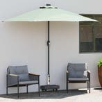 vidaXL Parasolvoet Zwart 45 x 25 x 45 cm Graniet, Tuin en Terras, Parasols, Verzenden, Nieuw