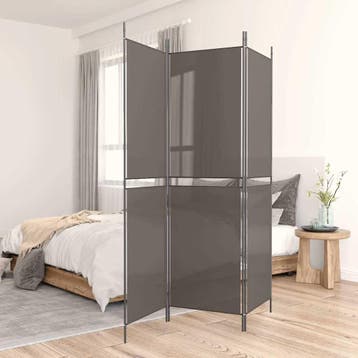 vidaXL Kamerscherm met 3 panelen 150x200 cm stof, Verzenden