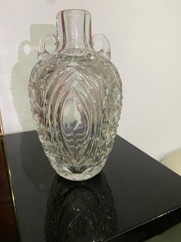 Val Saint Lambert - Bloempot - Kristal, Antiek en Kunst