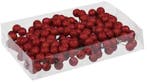 Glitter Kerstballen Rood 20 mm doosje 18x10 stuks, Nieuw