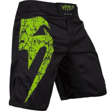 Venum Original Giant Fight Shorts Zwart Geel, Verzenden, Geel, Vechtsport, Nieuw