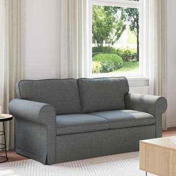 175cm Zetel Grijs | Retour deal | Knaller!, Verzenden, 150 tot 200 cm, Tweepersoons, 75 tot 100 cm