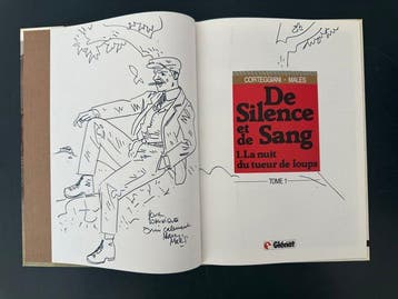 De Silence et de Sang T1 + dédicace - C - 1 Album - Eerste, Nieuw