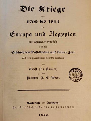 Kausler/Wöhrl - Die Kriege von 1792 bis 1815 in Europa und
