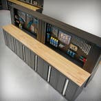 Datona Werkbank PRO eiken - 6 opbergkasten - 2, Ophalen of Verzenden, Nieuw