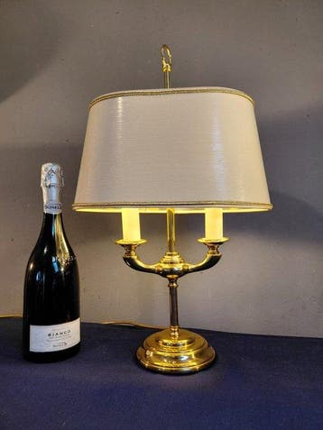 Lampe de table - Laiton - Bouillotte