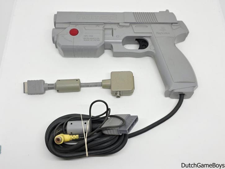 Playstation 2 / PS2 - GunCon - NPC-103 - Light Gun - Grey, Games en Spelcomputers, Spelcomputers | Sony PlayStation 2, Gebruikt