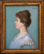 French school (XX), signed Bessé - NO RESERVE - Portrait