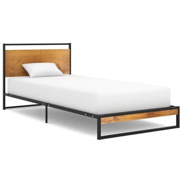 vidaXL Bedframe metaal 100x200 cm, Verzenden