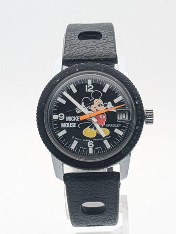 Mickey Mouse Mechanical Diver-Style - Swiss Made Wristwatch, Verzamelen, Nieuw
