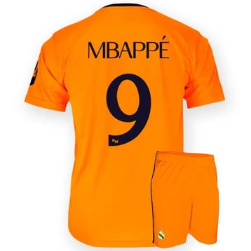 Mbappe Real Madrid Voetbaltenue Uit - 2024-2025 - Kind, Verzenden, Nieuw, Bal