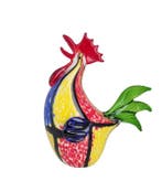 Figurine - Colorful Rooster - 26 cm - Verre, Antiquités & Art