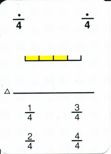 Kwartet breuken (staaf), Verzenden