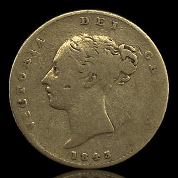 Royaume-Uni. Victoria. ½ Sovereign Gold - Victoria (1st, Postzegels en Munten