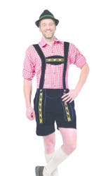 Lederhose Kort Zwart, Kinderen en Baby's, Verzenden, Nieuw