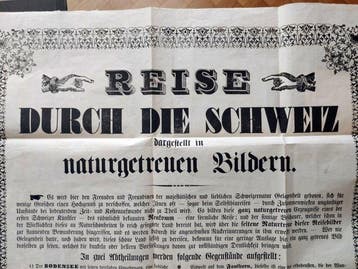 Reise durch die Schweiz in naturgetreuen Bildern - 1855