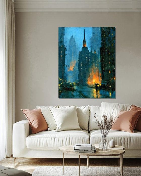 Wysocky John - City Lights II - XL, Antiquités & Art, Art | Objets design