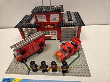 Lego Set - 6382 - City - LEGO Fire Station 6382, Nieuw