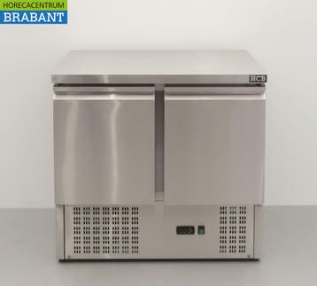 Acier inoxydable HCB Établi réfrigéré 2 portes 90 cm 230V, Verzenden