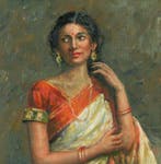 Mario Ros (XX) - Elegancia en Sari