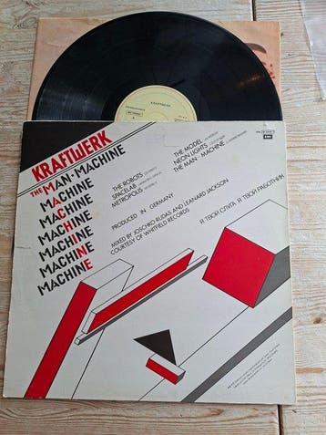 Kraftwerk - Man Machine (1985 Spanish pressing) - LP album
