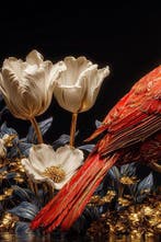 Yamila - Cardenal Roto y Reconstruido: Una Obra Kintsugi