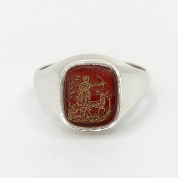 Zilver, Geïnspireerd op de Grand Tour Klassiek Grieks Diana,