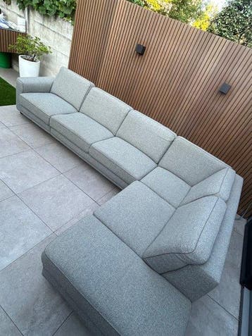 Xooon - Fauteuil - stof - L-zetel met slaapbank
