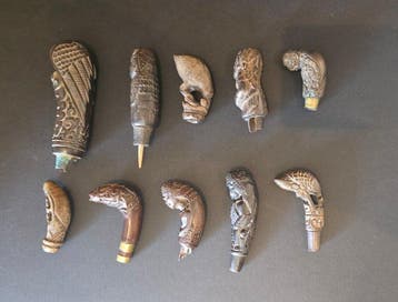 10 poignées pour broyeurs de noix de bétel - collection Jac