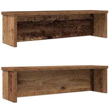 vidaXL Keukenrekken stapelbaar 2 st 60x15x16 cm oud, Verzenden