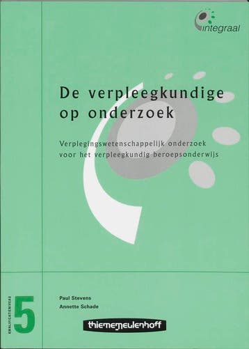 De verpleegkundige op onderzoek / Integraal / 5, Verzenden, Gelezen, Paula Stevens