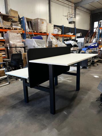 Ahrend Duo Bureau Opgeknapt, Inclusief Levering, Verzenden, In hoogte verstelbaar, Zo goed als nieuw