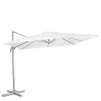 Zweefparasol Pisogne 300x300cm – Premium parasol | Wit, Verzenden, Nieuw