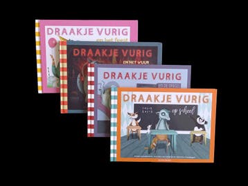 Draakje Vurig Set Deel 2 T/M 5 | Nieuw, Boeken, Verzenden, Nieuw, Josina Intrabartolo; Janneke Olphen