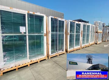 Ramen, deuren, schuiframen, grootste stockverkoop ooit, Schuifdeur, Nieuw, Ophalen of Verzenden, Buitendeur