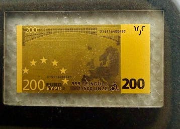 Duitsland. Gold Bar ND 1/500 Oz , 200 euro , oro (.999)