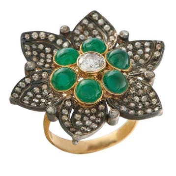 Bague - 14 carats Or rose 14K, diamant de 2,0 ct et, Nieuw
