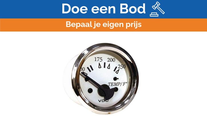 Bieden: VDO Seachoise white engine temperature, Watersport en Boten, Bootonderdelen, Ophalen of Verzenden