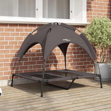 vidaXL Hondenbed Bruin 92 x 77 x 82,5 cm Staal, Verzenden