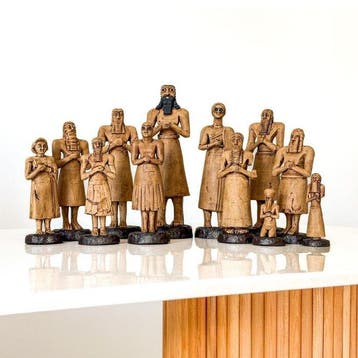 Replica van vroege-dynastische Mesopotamische Tell Asmar